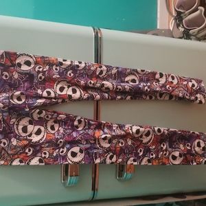 Lularoe Nightmare Before Christmas "Jack Skellington" pants. L/XL girls